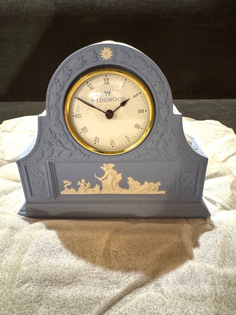 【新品未使用】 ジャスパー ペール ブルー マントルクロック