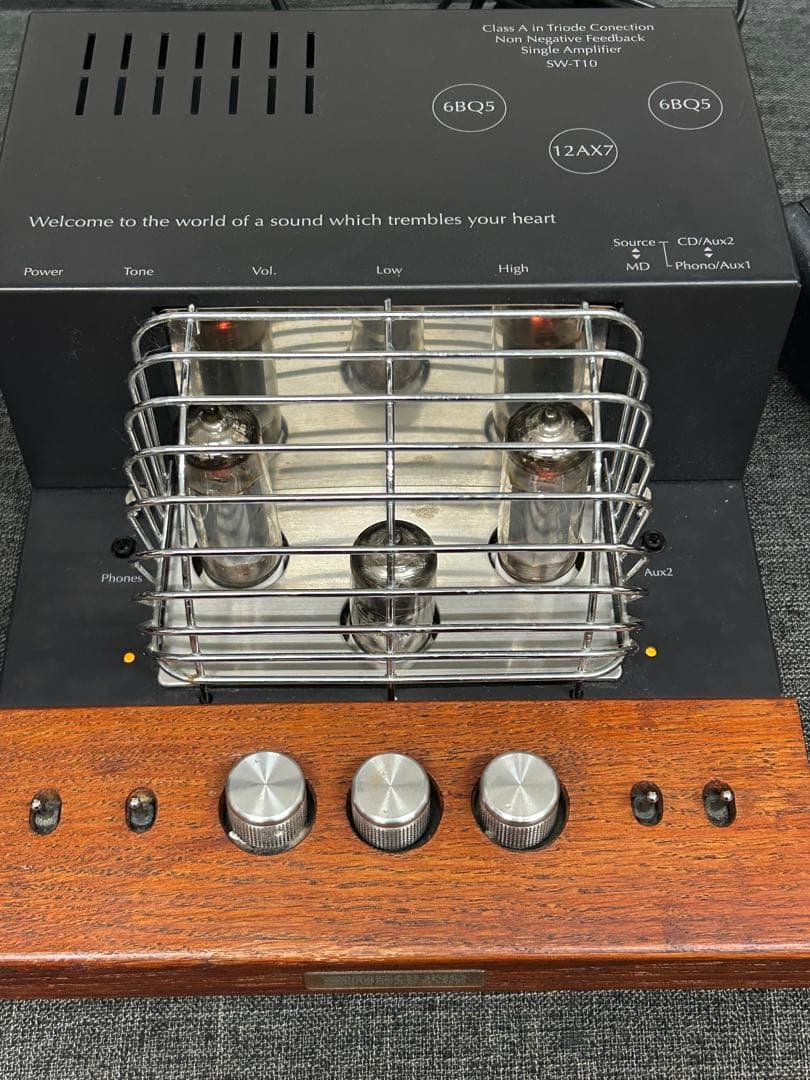 真空管　プリメインアンプ　SW-T10 スピーカーセット
