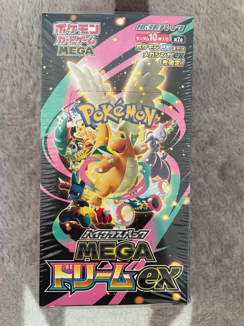 ポケモンカード MEGA ドリームex シュリンク付き 新品未開封 1BOX