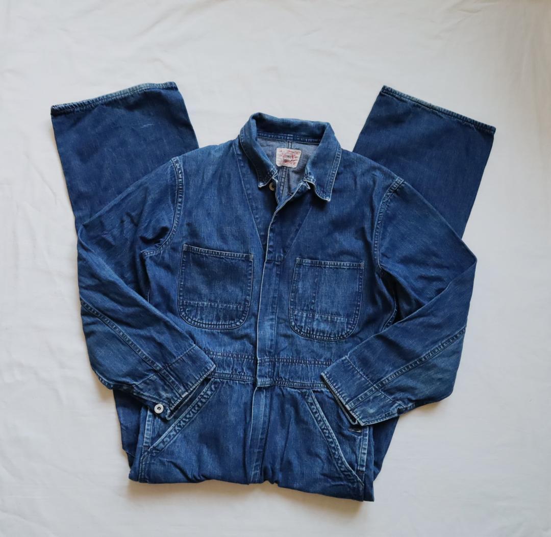 【ハイホー様用】エヴィス オールインワン インディゴ ツナギ サイズ38