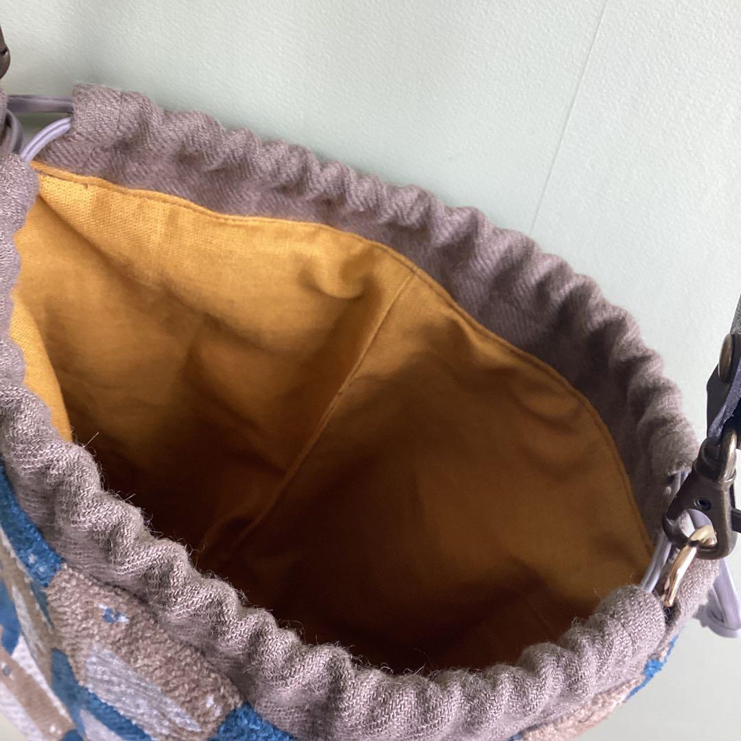 ミナペルホネンthoroughbred ポシェット　ハンドメイド