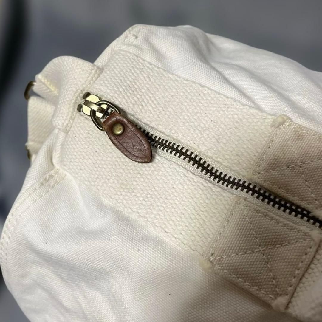 希少✨ポロラルフローレン 2way キャンバス　ベア　ボストン　ホワイト白