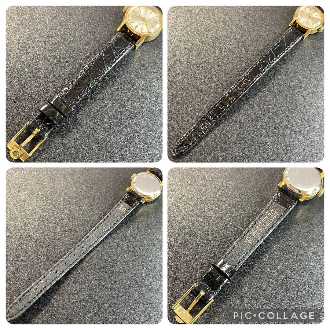 【美品 稼働品】オメガ ジュネーブ 腕時計 手巻き レディース ゴールド 正規品