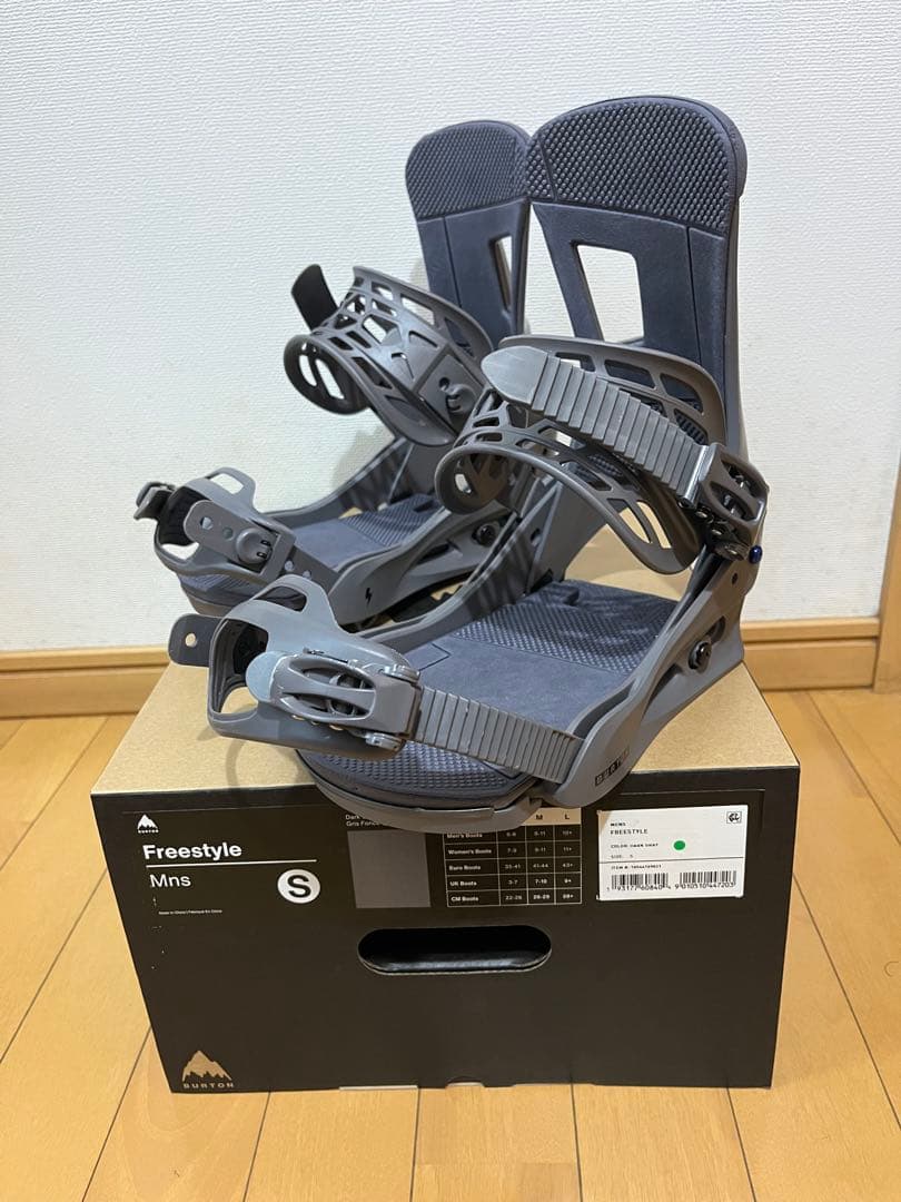 Burton Freestyle ビンディング S 22-26cm ダークグレー