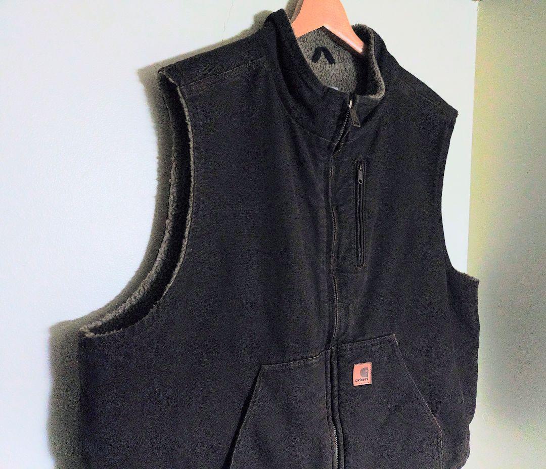 ⬛Carhartt❐ダックベスト【ブラウン】