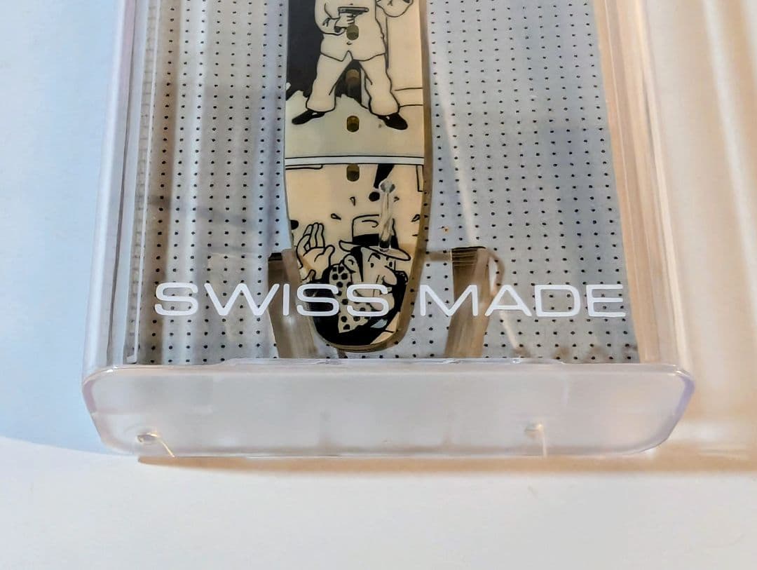 未使用美品〈タンタンの冒険 スウォッチ 75周年記念モデル腕時計〉