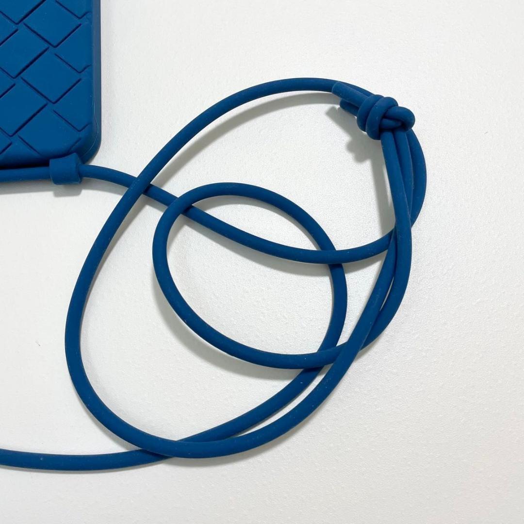 ボッテガヴェネタ iPhone14 Pro Max スマホケース 青 新品未使用