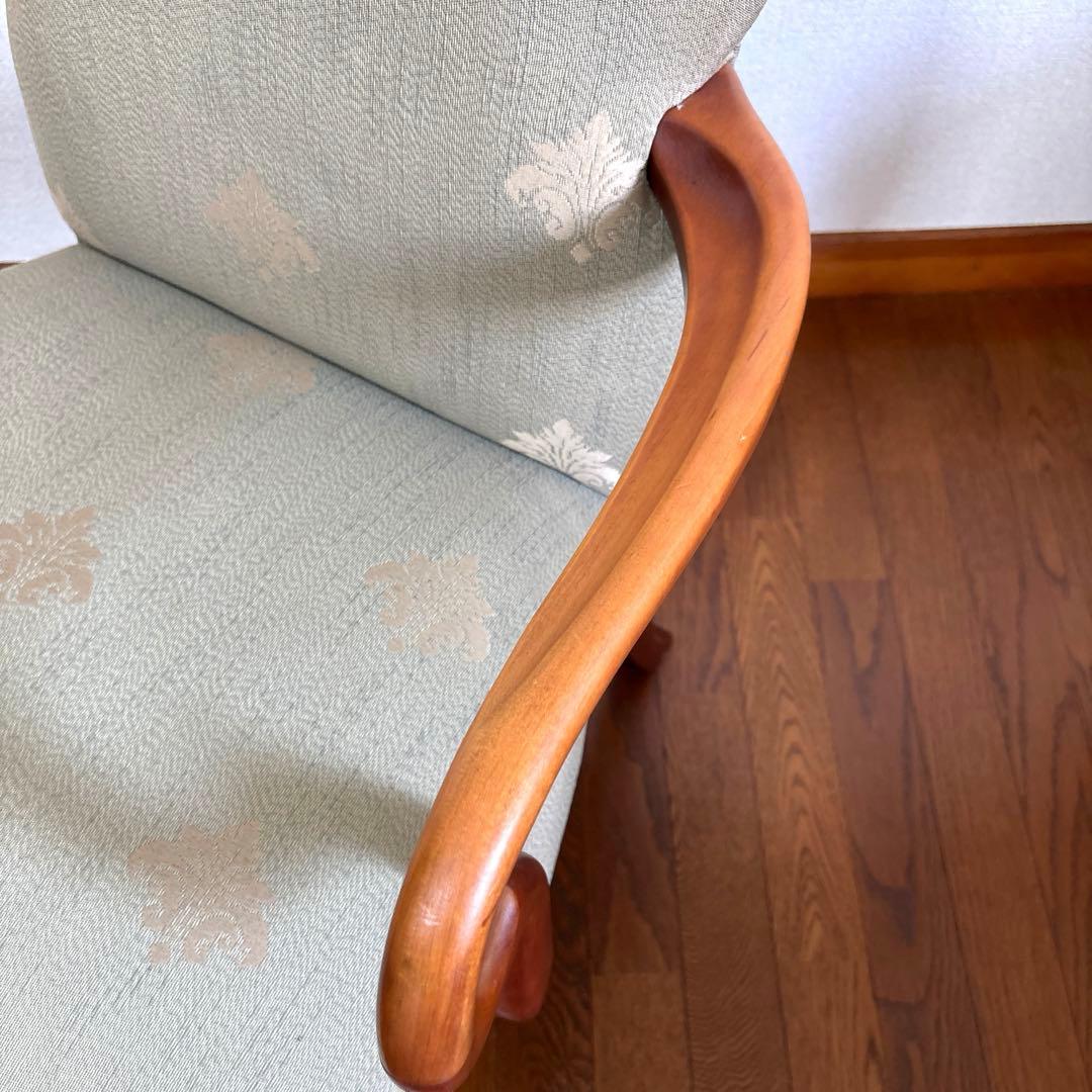 出品6/20まで【良品】ETHAN ALLEN 猫脚 アームチェア ヴィンテージ