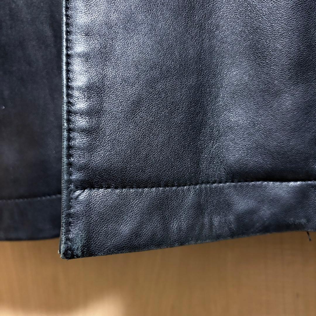 ヒロ✨ユナイテッドアローズ　レザーステンカラーコート　羊革