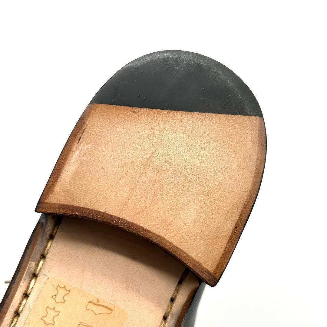 未使用級　エルメス　HERMES （35.5） 革靴　レザーチャッカブーツ　黒