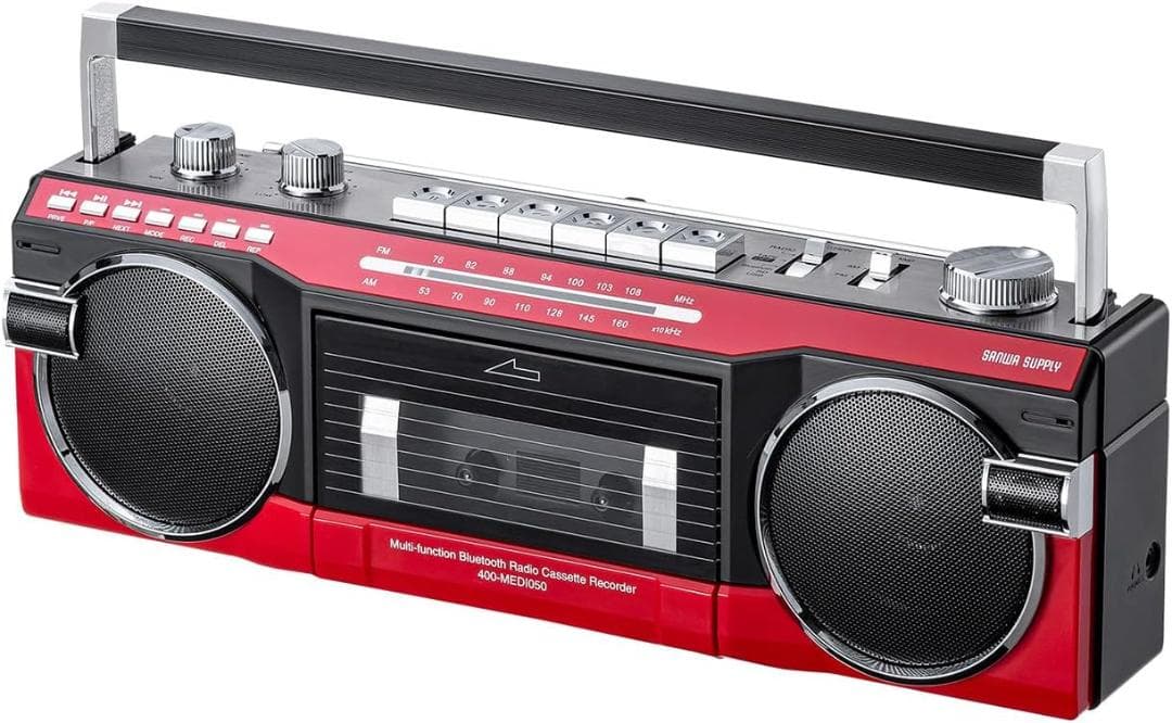 【M3093-176-138】 Bluetooth搭載 ラジカセ 録音機能付き