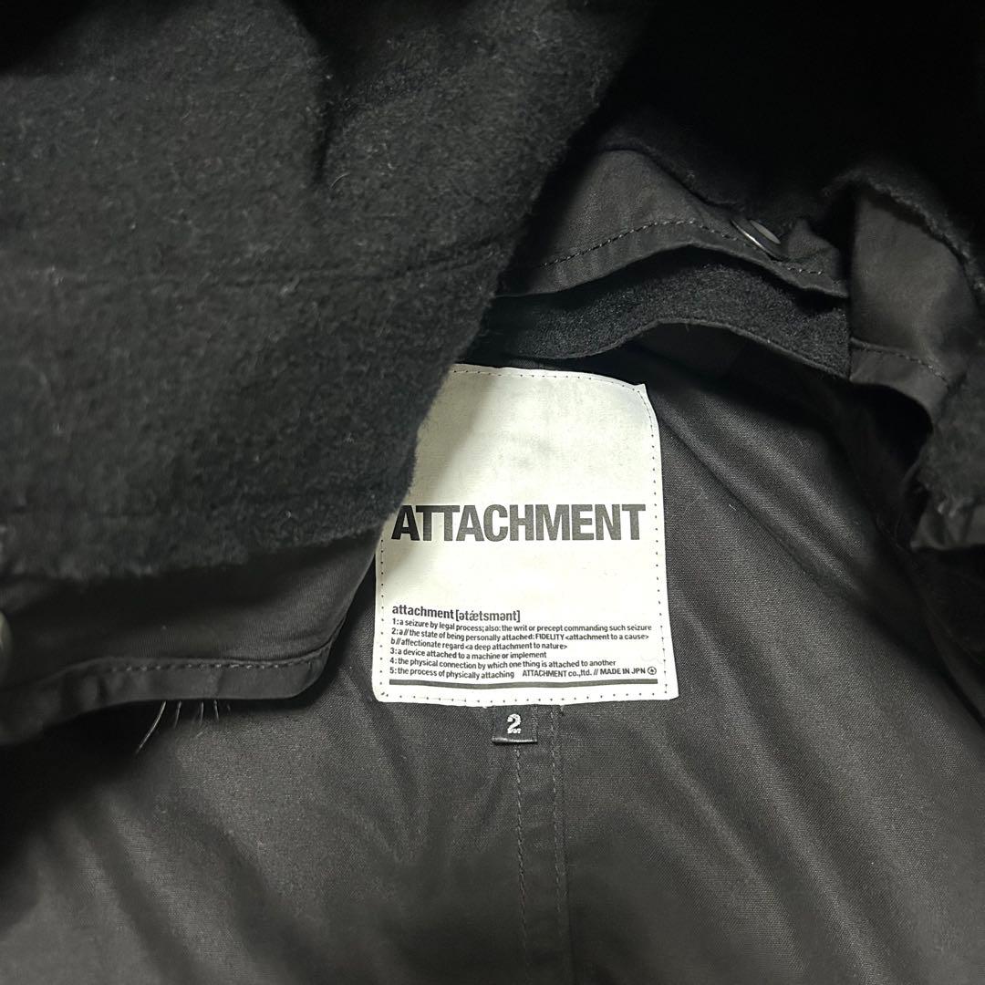 希少　ATTACHMENT アタッチメント　モッズコート　M-51 ブラック　2