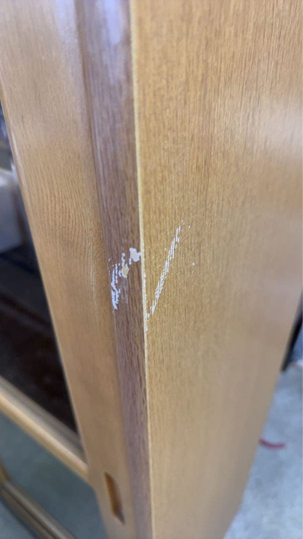 浜本工芸　書棚　360書棚H スライド扉中棚2段引出し2杯