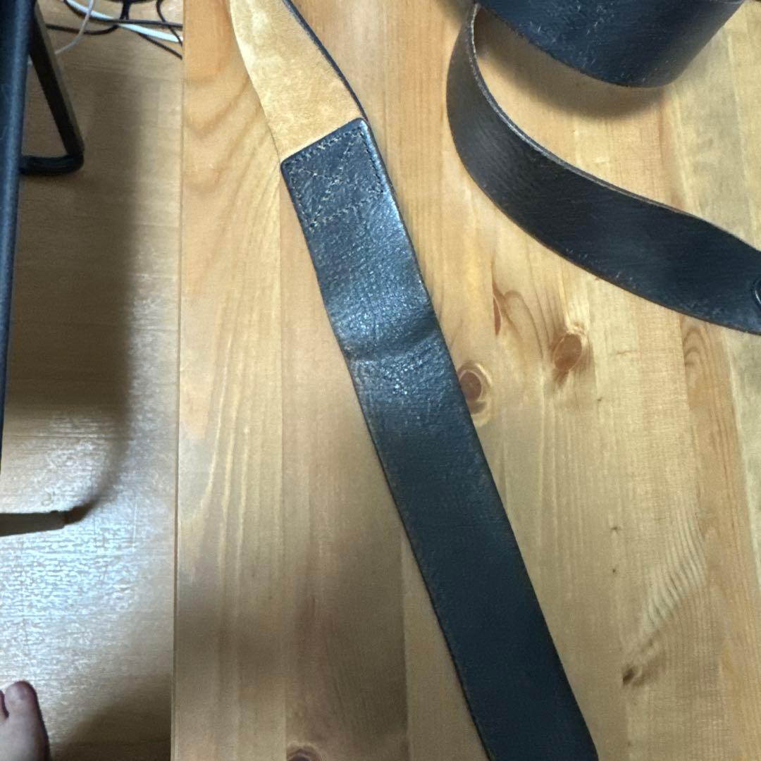 DOUBLE RL リングベルト　ブラック