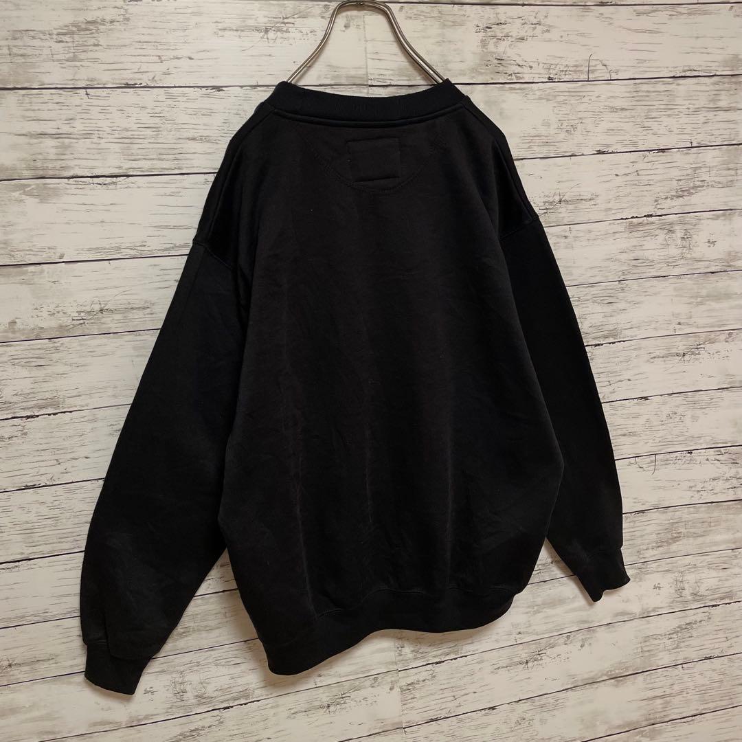 926【人気Lサイズ】ナイキ♤刺繍ビッグロゴ　90s 銀タグ　スウェット　希少