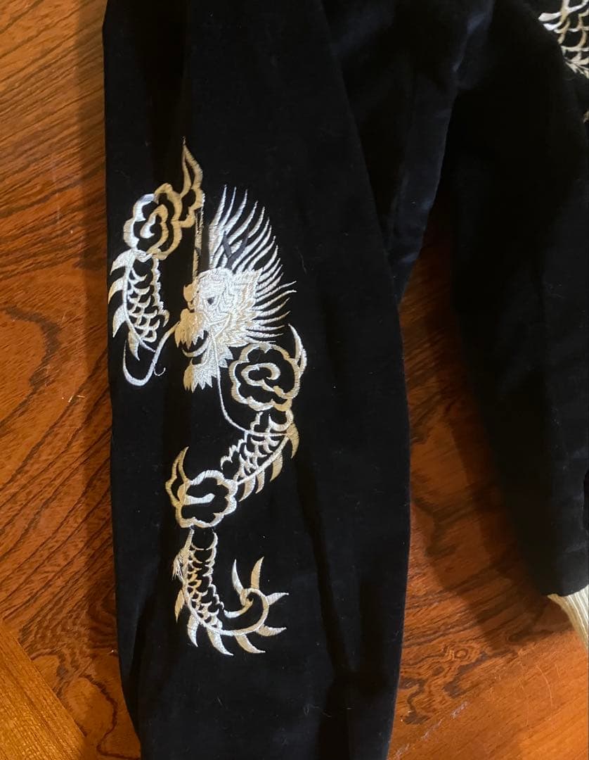 東洋エンタープライズ　スカジャン 別珍　ベロア　襟付き　サイズ(XL)