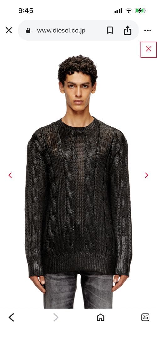 DIESEL プルオーバーニット