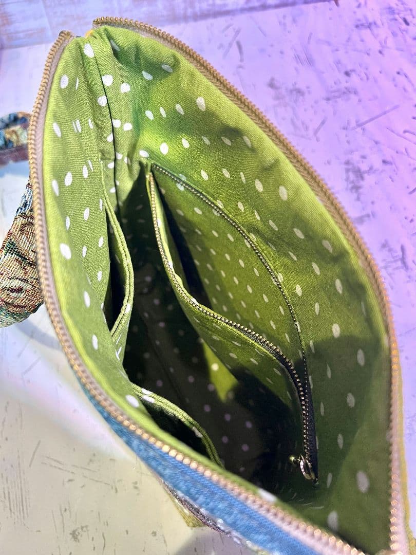 j*a様 オランダゴブラン♡刺繍のショルダーバッグ♡猫ちゃん♡