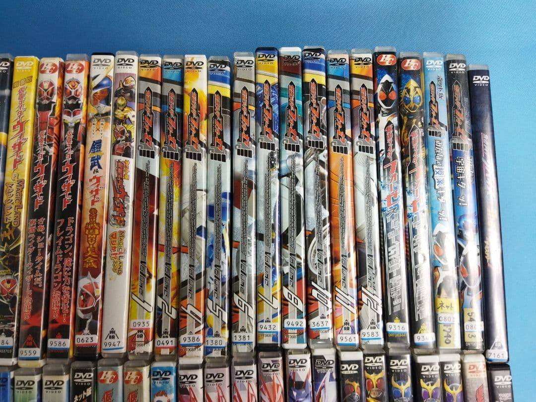 仮面ライダーレンタルアップDVD80点まとめ大量セット　ダブル　クウガ　フォーゼ