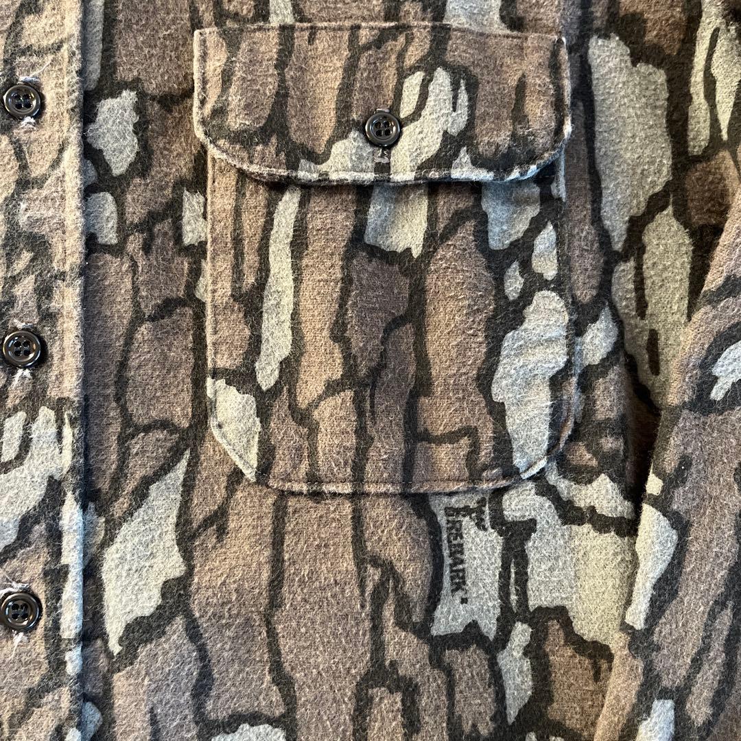 ハ*人様 アメリカ製 ファイブブラザー ネルシャツ　TREBARK サイズL 迷