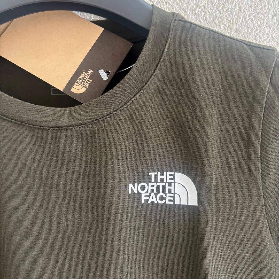 新品3色セット◻️ノースフェイス コットン半袖 Tシャツ／キッズ140茶水色緑
