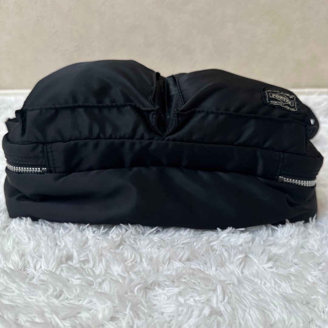 PORTER ポーター　タンカー　新型　二層式　ショルダー　バッグ　ブラック