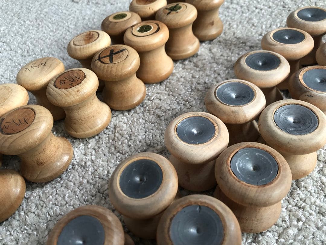 組紐　組み玉☆重さ２種類32個セット