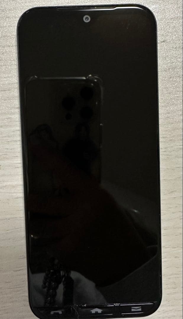 スマートフォン本体 ブラック シルバー