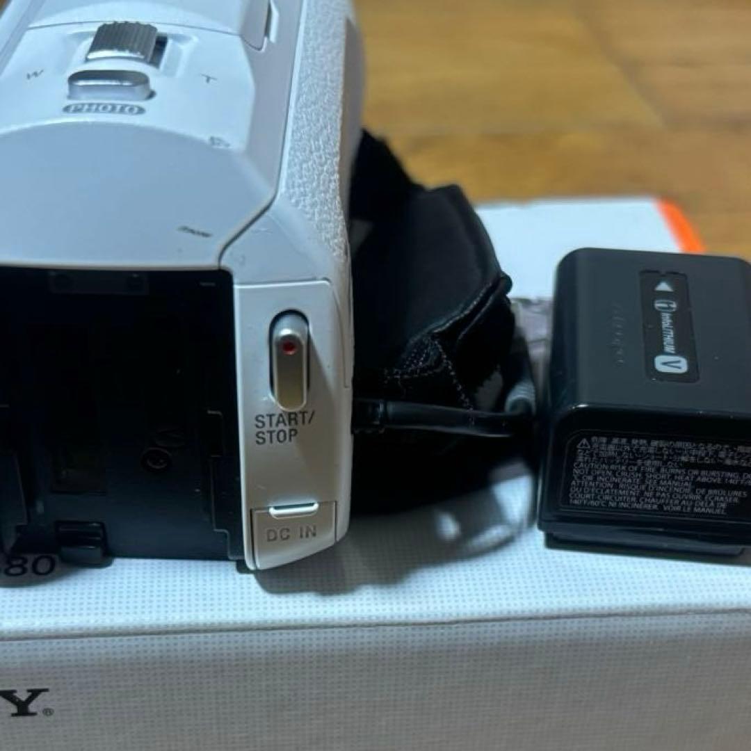 SONY HDR-CX680 ホワイト ケーブル・説明書付き ACアダプターなし