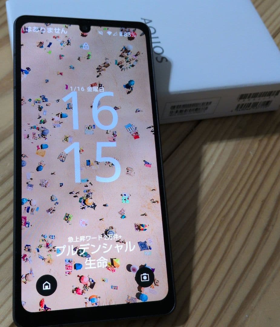 美品AQUOS sense7 plus ブラック SDカード(16GB)進呈