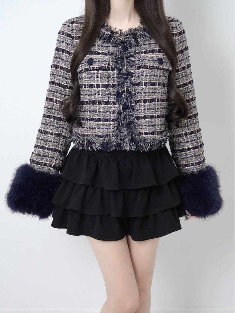 ルミニョン ツイードジャケット