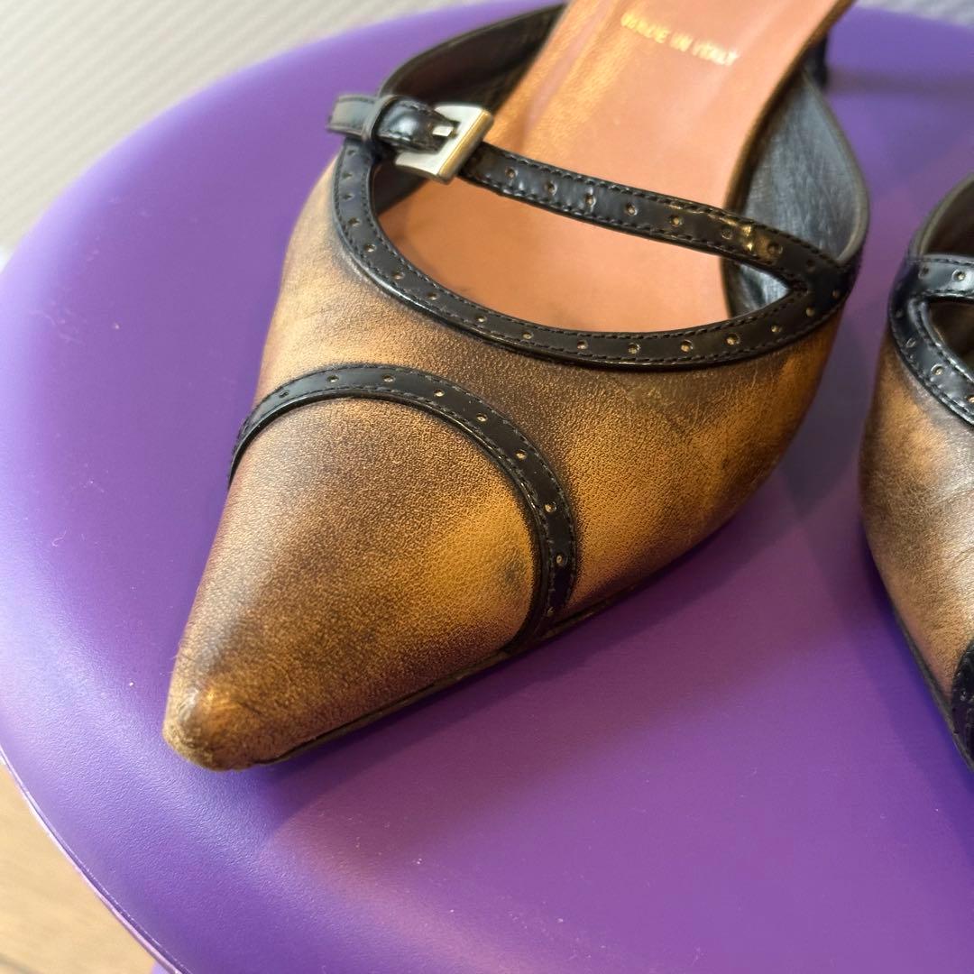 PRADA プラダ ポインテッドトゥミュール