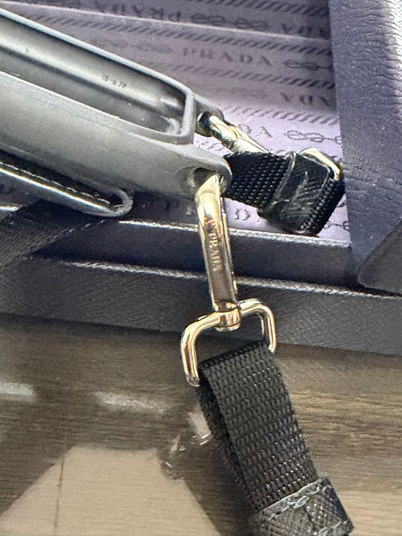 希少❣️PRADA プラダ iPhone15promax レザーケース ブラック