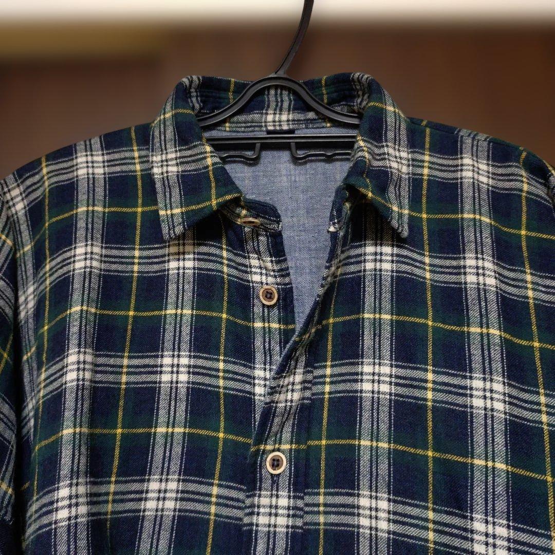 45R 二重織りのビッグシャツ