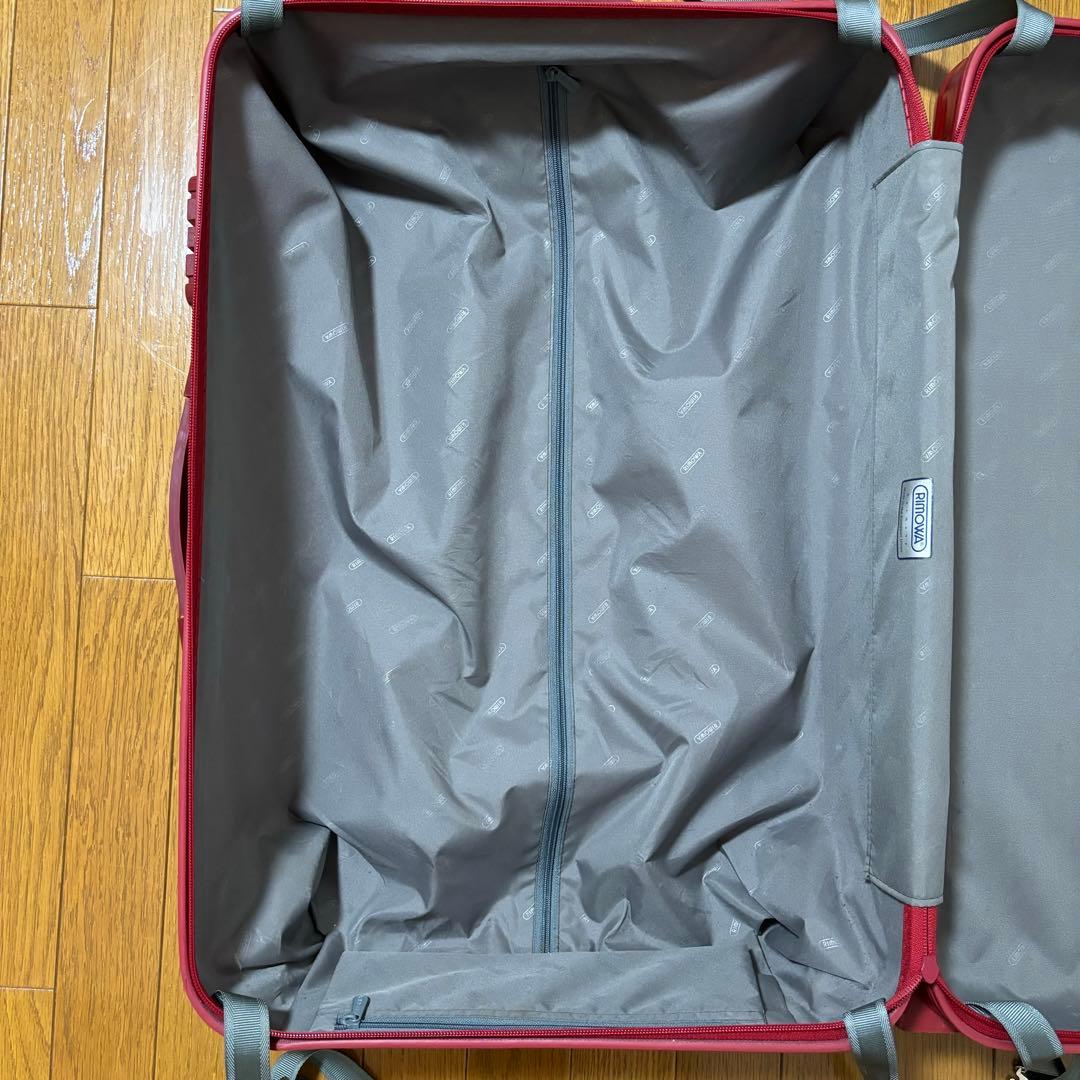 美品　RIMOWA リモワ　サルサ　レッド　キャリーケース　63L 2輪