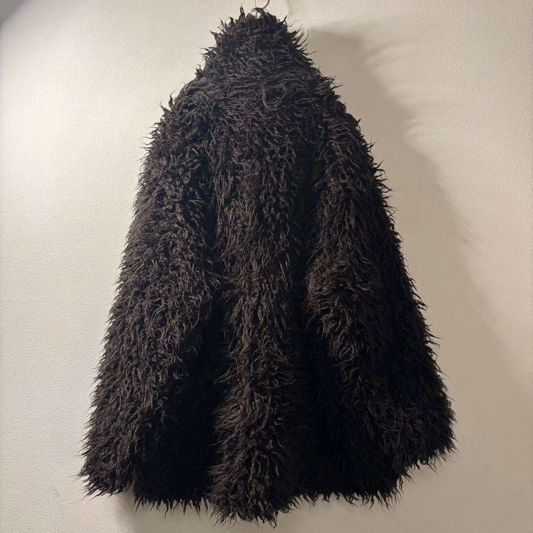 奇天烈 変形 オーバーサイズ ファー ブルゾン ジャケット y2k ミリタリー