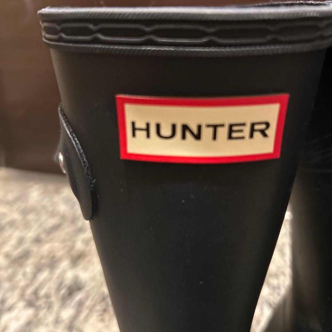 Hunter レインブーツ　ネイビー　25
