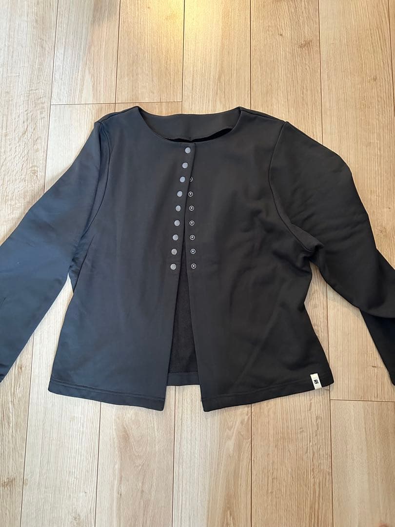 【未使用】null. ヌル コクーンスウェットカーディガン