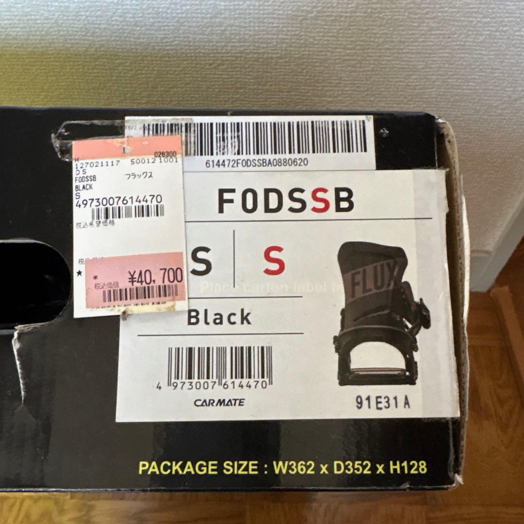 【美品】FLUX BDOS スノーボード ビンディング S