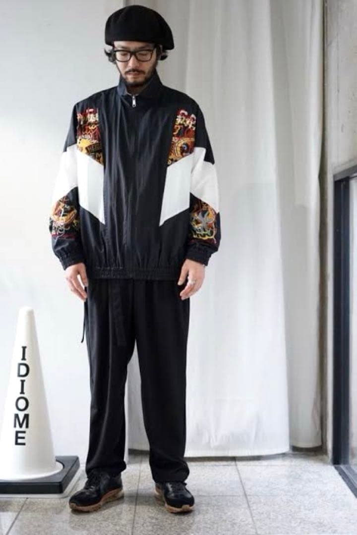 【マロ】BREAKUP EMBROIDERY TRACK JACKET