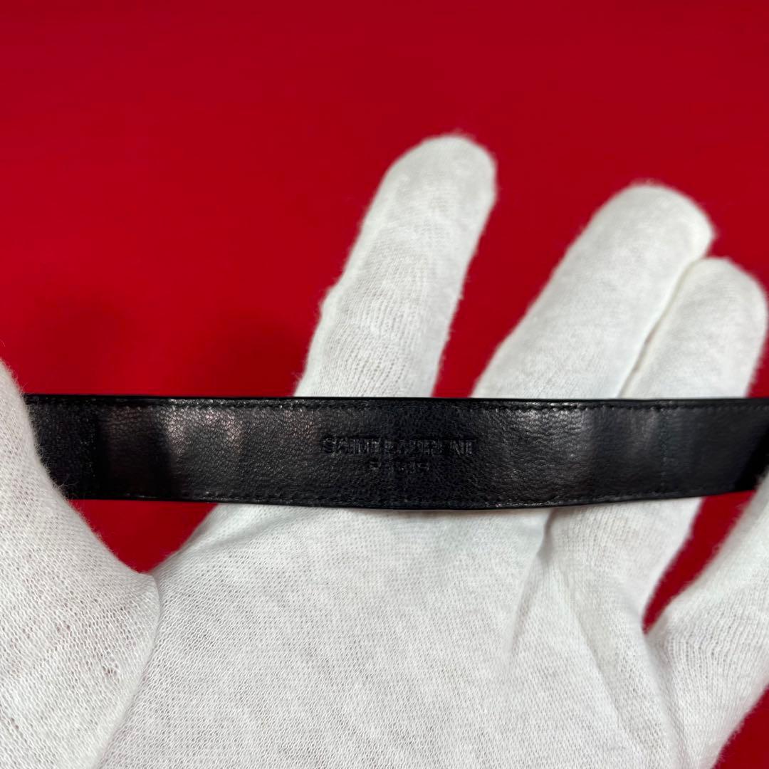 サンローラン　SAINT LAURENT チェーンレザーブレスレット