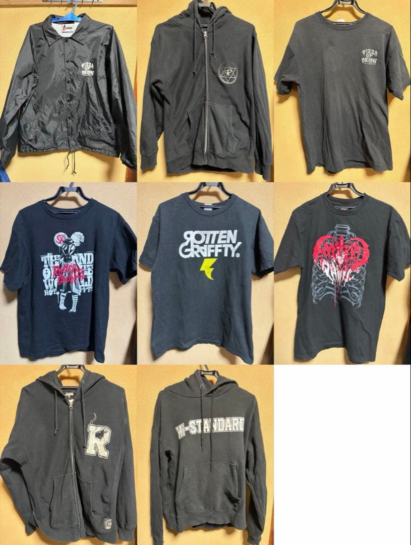 バンド シャツ パーカー セット