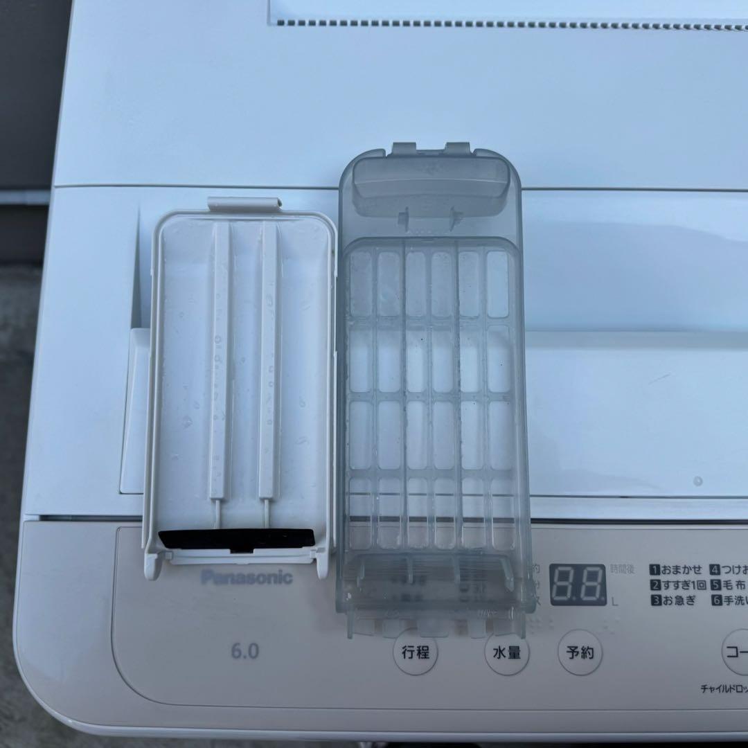 225⭐️2024年製美品★パナソニック　洗濯機　6KG 一人暮らし　最新モデル