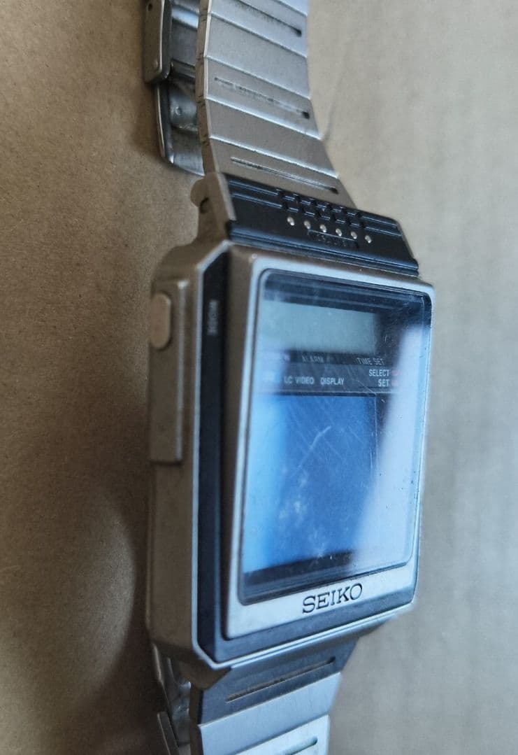 【激レア】SEIKO 液晶テレビ付き腕時計T001-5000　ヴィンテージ品