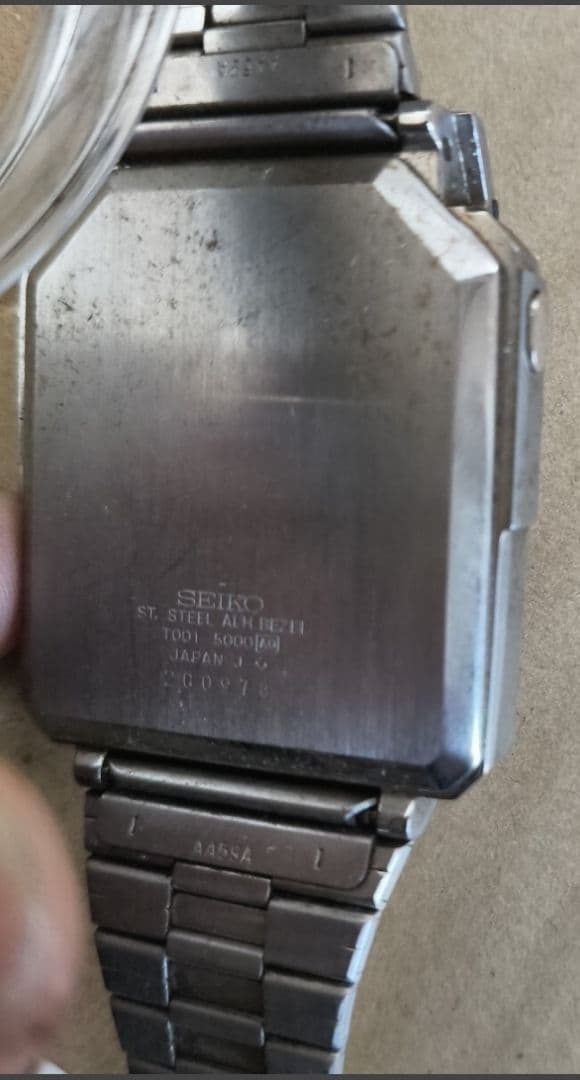 【激レア】SEIKO 液晶テレビ付き腕時計T001-5000　ヴィンテージ品
