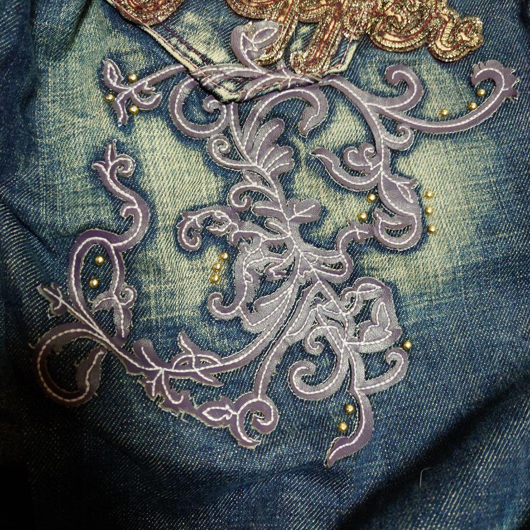 REDPEPPER　ブーツカット デニム　y2k 豹柄　新品同様！超希少　27