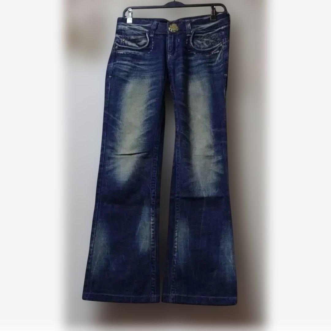 REDPEPPER　ブーツカット デニム　y2k 豹柄　新品同様！超希少　27