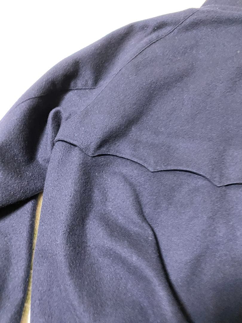 M'GREGOR マクレガー　ダークネイビー ウールハリントンジャケット