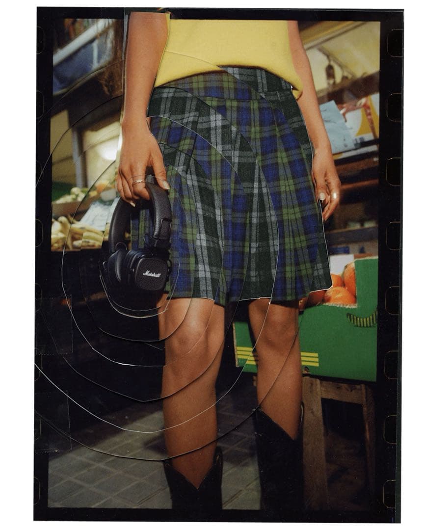 Marshall Major V ブラックワイヤレスヘッドホン