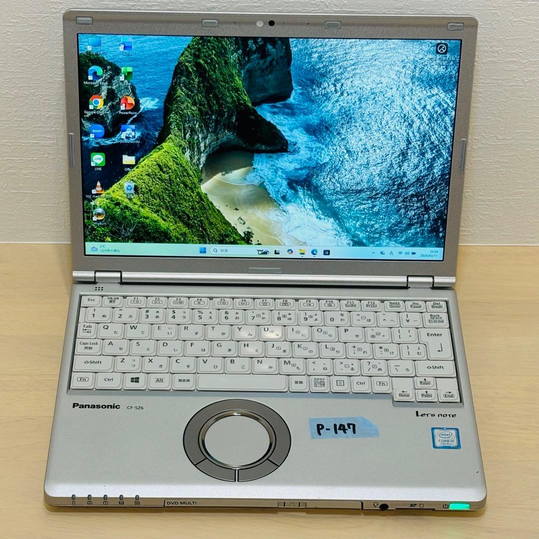 新品 SSD レッツノート Windows11 DVD オフィス付き P-147